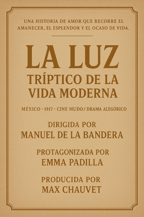 La luz, tríptico de la vida moderna