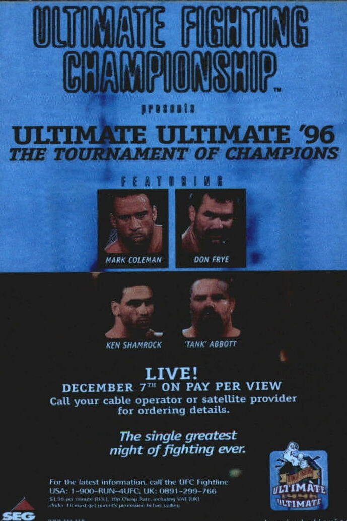 UFC: Ultimate Ultimate 1996