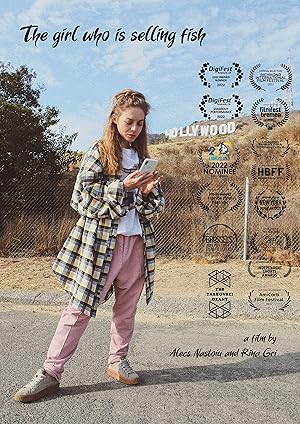 The girl who is selling fish