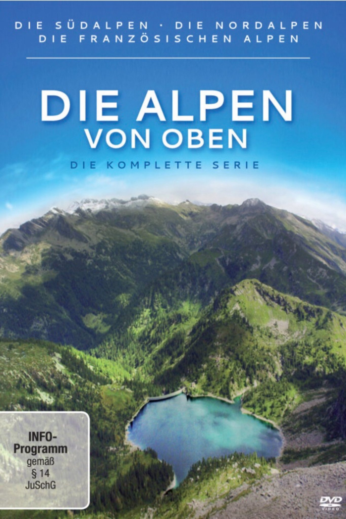 Die Alpen von oben