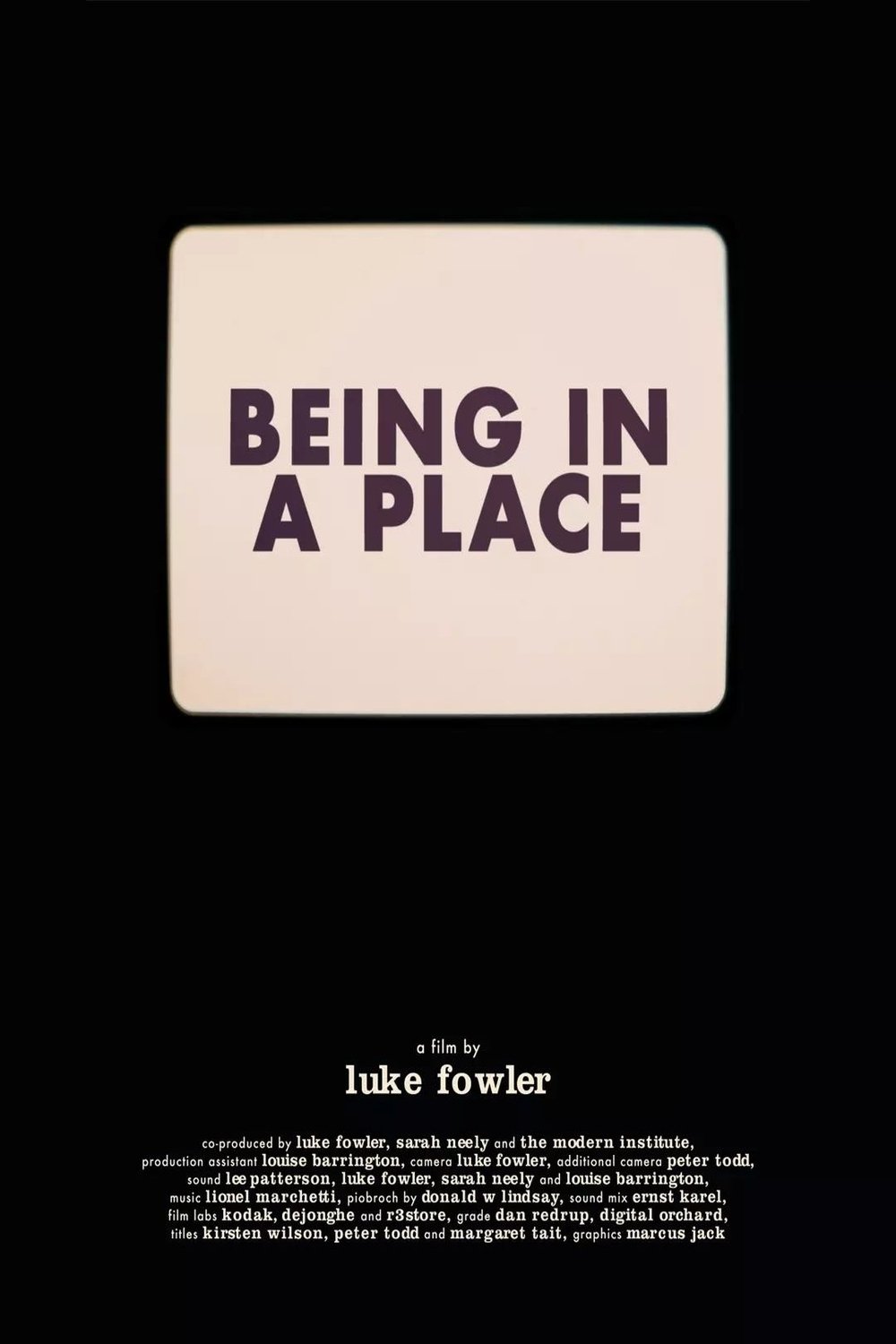 Being in a Place: A Portrait of Margaret Tait