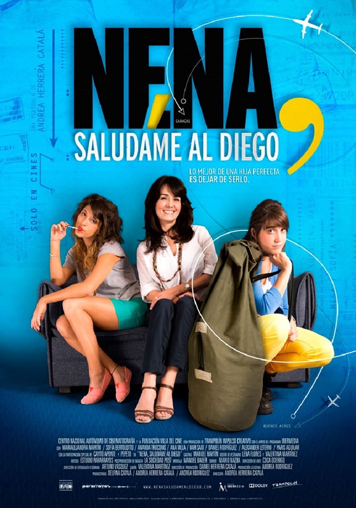 Nena, saludame al Diego