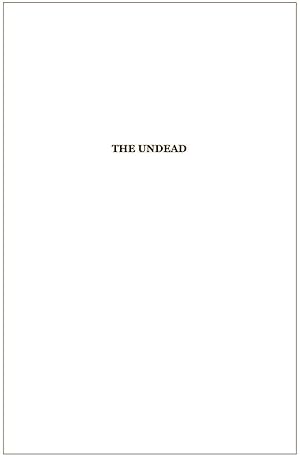 The Undead