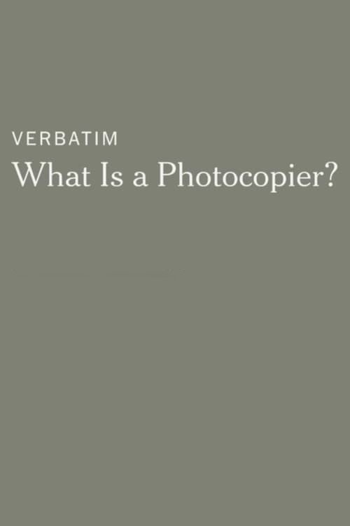 Verbatim: What Is a Photocopier?