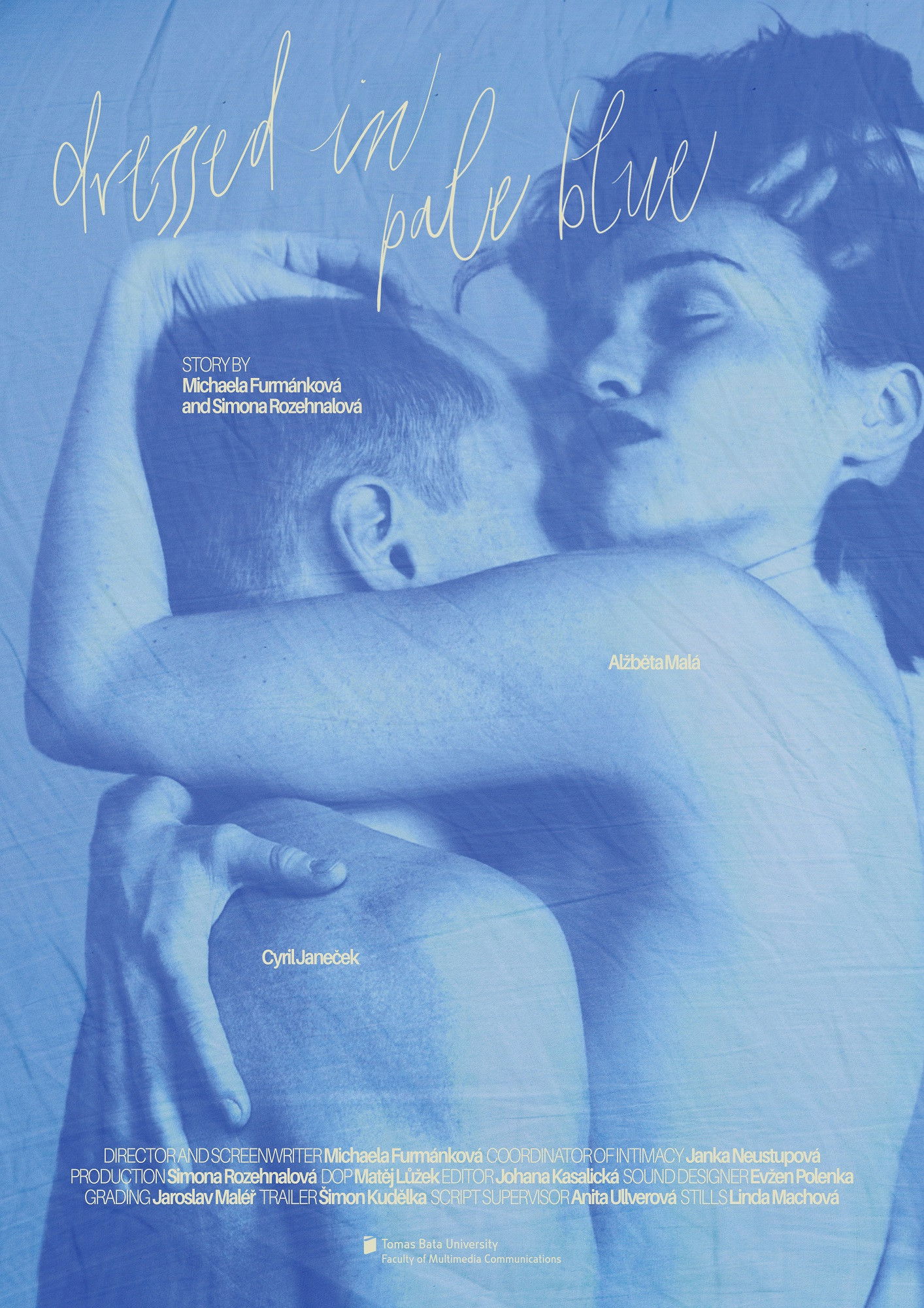 V bledemodré obleceni