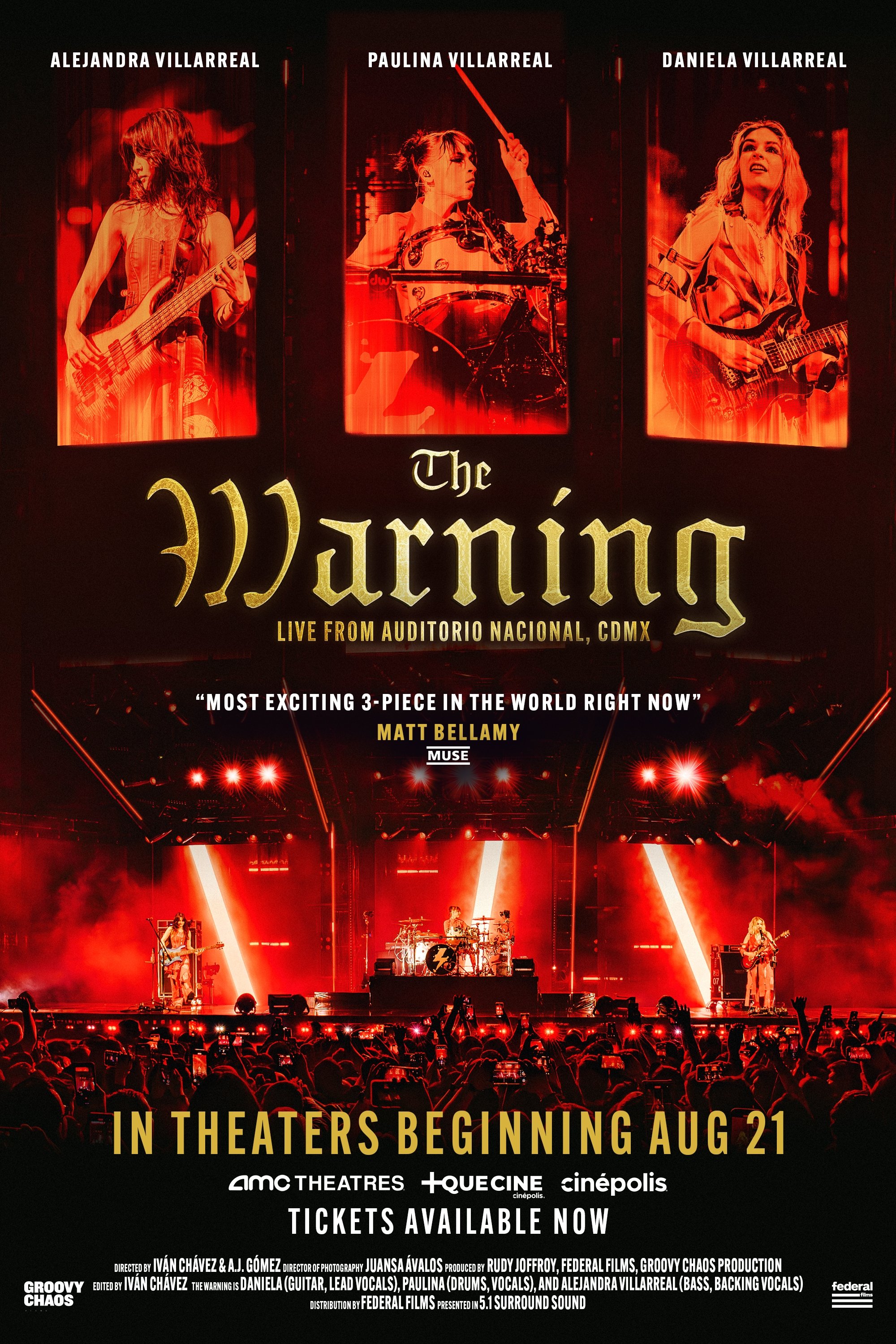The Warning Live from Auditorio Nacional CDMX