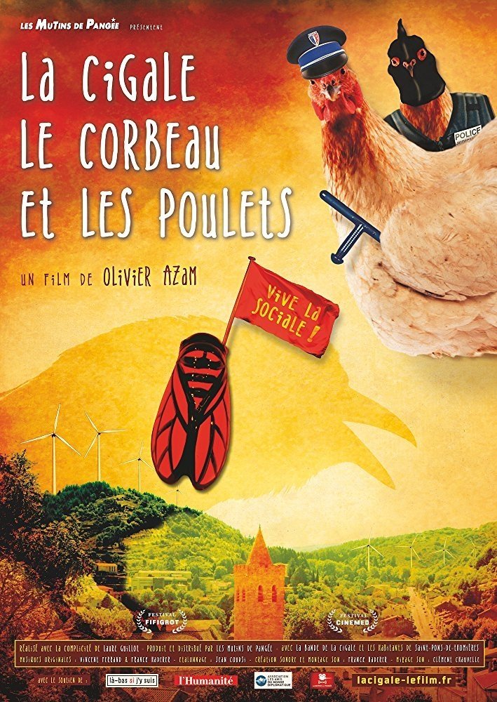 La cigale, le corbeau et les poulets