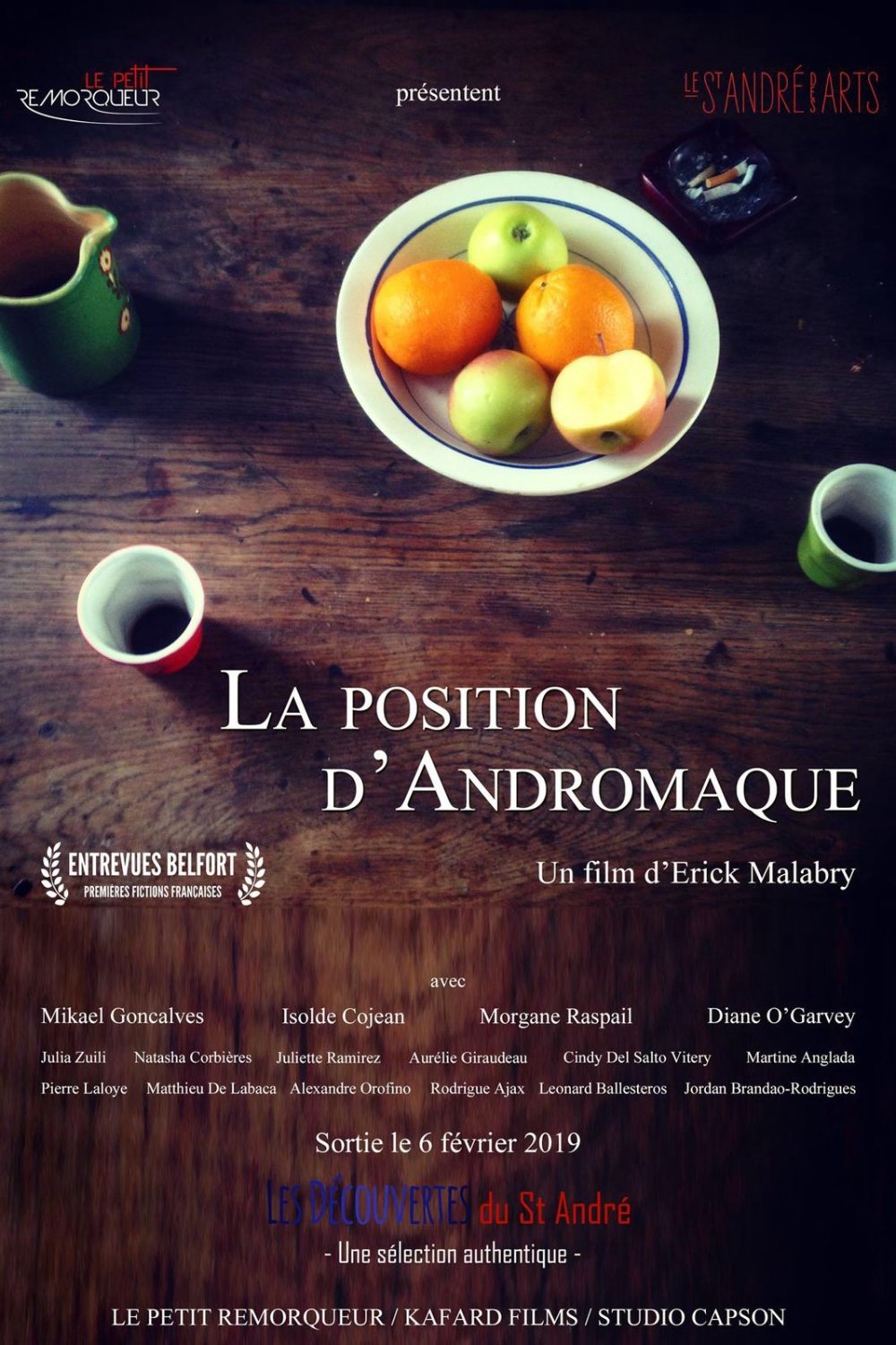 La position d'Andromaque